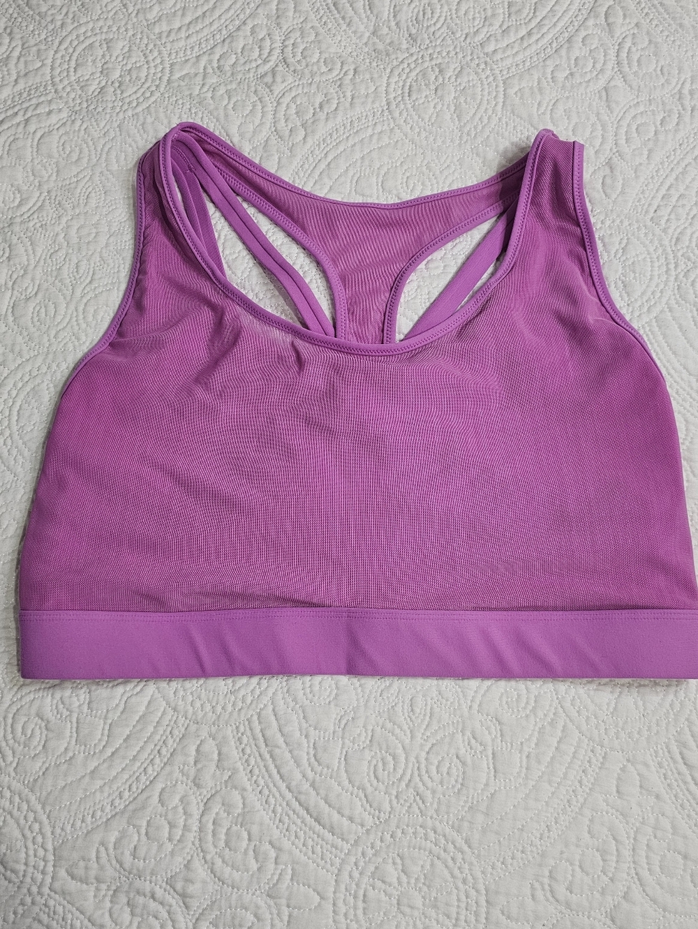 Fabletics High Principal Sports Bra Size XXL/1x Orchid Color